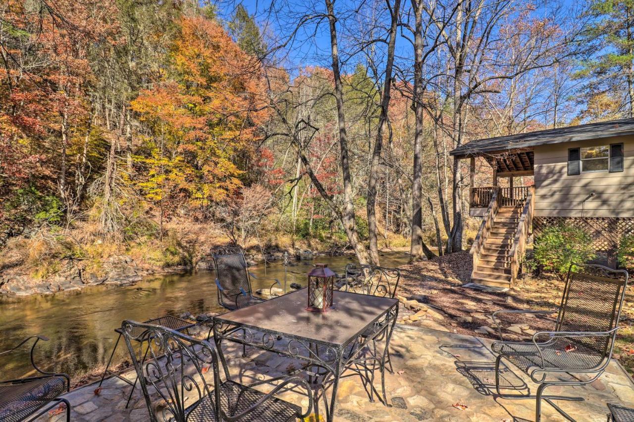 Villa Creekside Retreat With Deck, 18 Miles To Wolf Ridge Weaverville Esterno foto