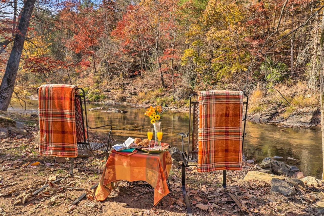 Villa Creekside Retreat With Deck, 18 Miles To Wolf Ridge Weaverville Esterno foto
