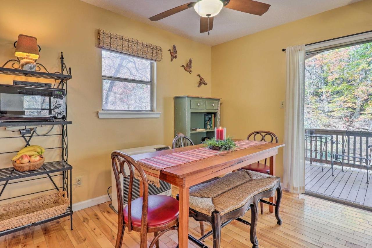 Villa Creekside Retreat With Deck, 18 Miles To Wolf Ridge Weaverville Esterno foto