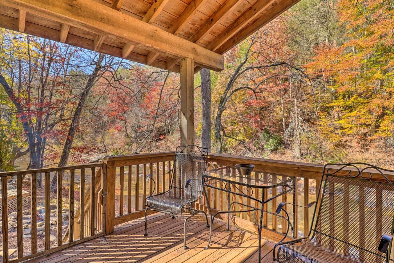 Villa Creekside Retreat With Deck, 18 Miles To Wolf Ridge Weaverville Esterno foto