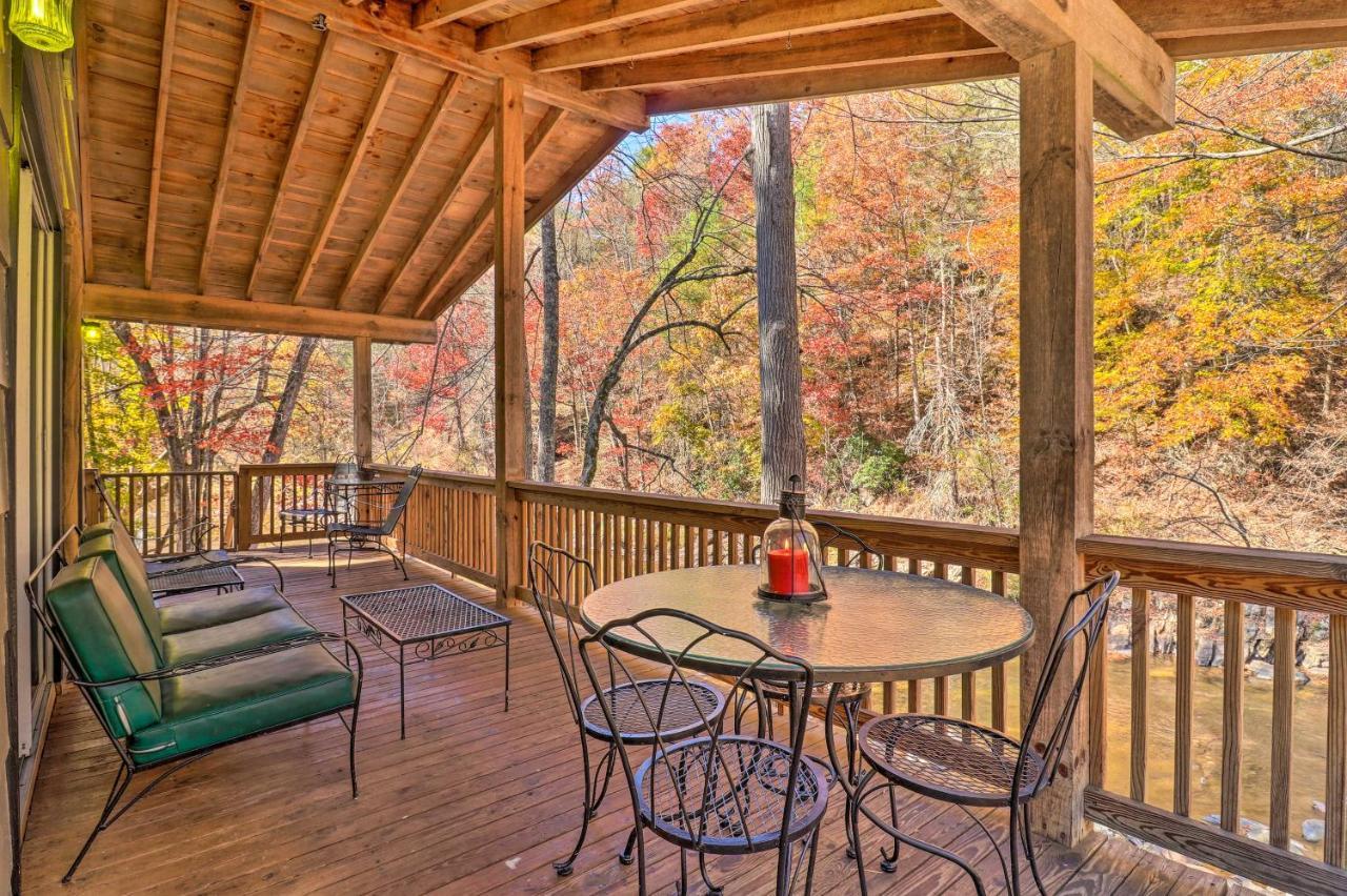 Villa Creekside Retreat With Deck, 18 Miles To Wolf Ridge Weaverville Esterno foto