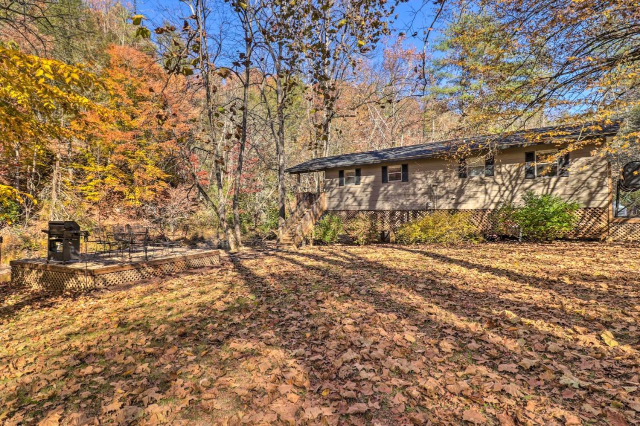 Villa Creekside Retreat With Deck, 18 Miles To Wolf Ridge Weaverville Esterno foto