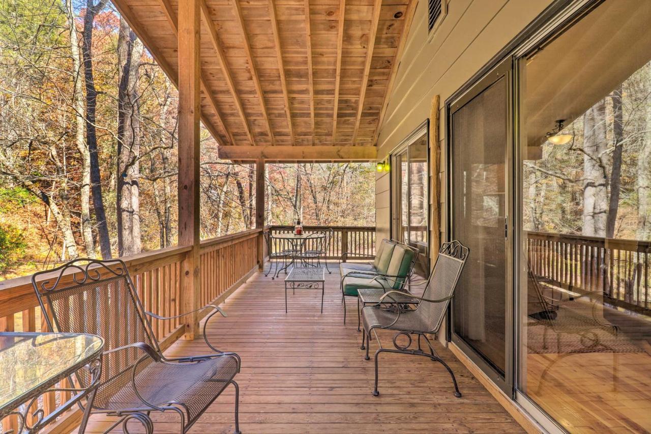 Villa Creekside Retreat With Deck, 18 Miles To Wolf Ridge Weaverville Esterno foto