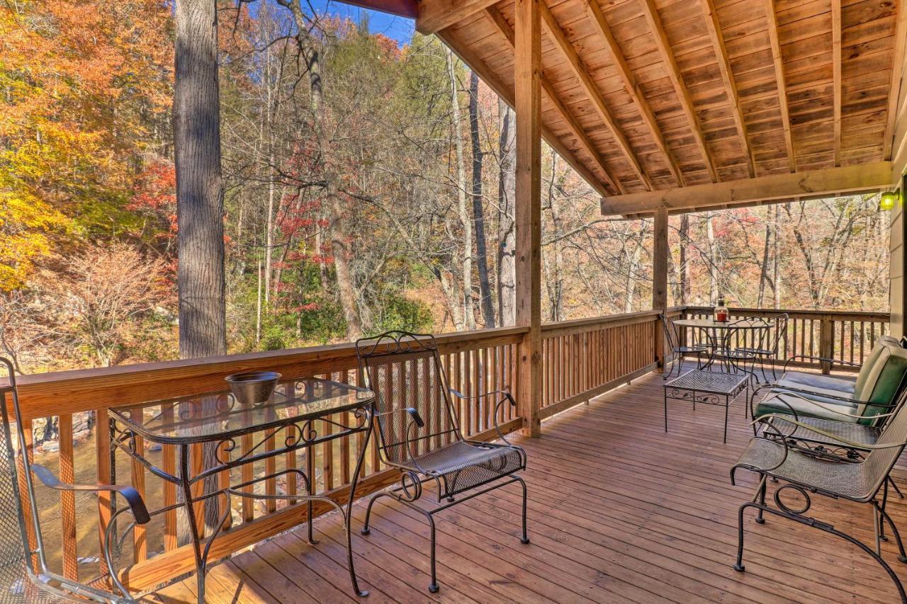 Villa Creekside Retreat With Deck, 18 Miles To Wolf Ridge Weaverville Esterno foto